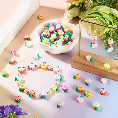 Handmade Polymer Clay Beads(CLAY-TAC0015-04)-7