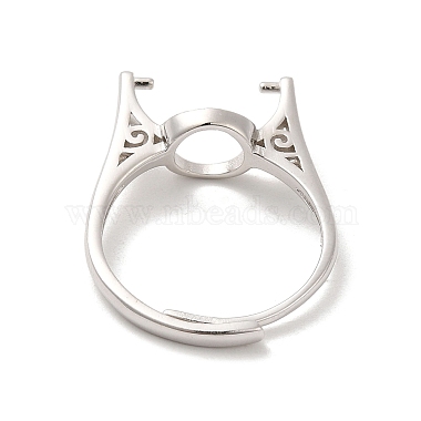 регулируемые детали колец из стерлингового серебра 925 с родиевым покрытием(STER-I016-006P)-3