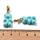 Bear Resin Pendant Decorations(STAS-M092-01G-04)-3