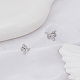 1 Pair Brass Rhinestone Stud Earrings(EJEW-LP0004-73P)-3