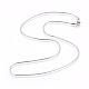 Non-Tarnish 304 Stainless Steel Snake Chain Necklaces(NJEW-L160-010P)-2