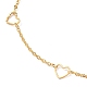 Brass Cable Chain Anklets(AJEW-AN00331)-2