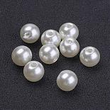 8mm Ivory Round Acrylic Beads(X-PACR-8D-12)