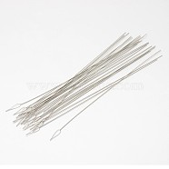 Stainless Steel Knitting Needles, Stainless Steel Color, 150x0.7mm, Pin: 0.7mm, about 5pcs/bag(TOOL-N004-02A)