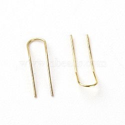 304 Stainless Steel U Shape Fishing Accessories, Golden, 12.5x3.5x0.4mm(FIND-WH0076-39C-02)