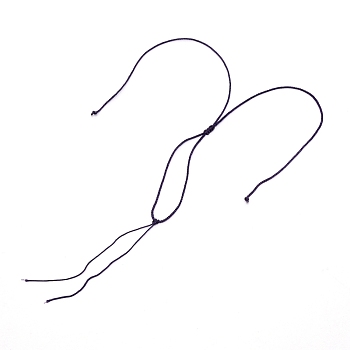 Polyamide Cord Necklace Making, for Handmade Jade Pendant Cord Necklace Making, Adjustable Braided Necklace Rope Cord, Purple, 17.72~19.69 inch(45~50cm)