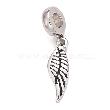 304 Stainless Steel European Dangle Charms(STAS-I194-05AS)-2
