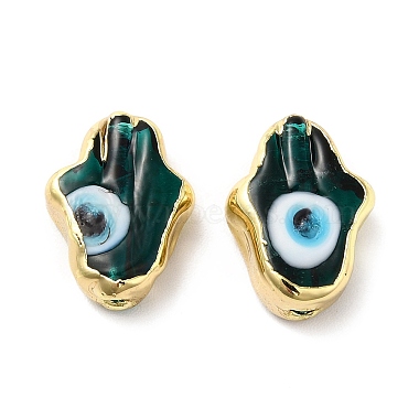 Handmade Evil Eye Lampwork Beads(LAMP-F026-03F)-3