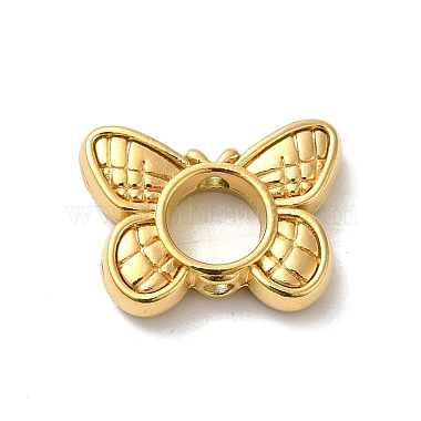 Real 18K Gold Plated Butterfly 304 Stainless Steel Bead Frame