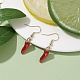 Alloy Enamel Chili Dangle Earring(EJEW-JE05762)-2