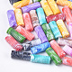 Acrylic Grooved Beads(OACR-T009-01)-1