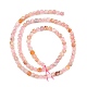 brins de perles d'agate de fleur de cerisier naturel(G-D103-C02)-3