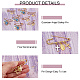 8Pcs 2 Style Alloy Enamel Cross & Resin Princess & Acrylic Bowknot Charms Safety Pin Brooches(JEWB-AB00009)-4