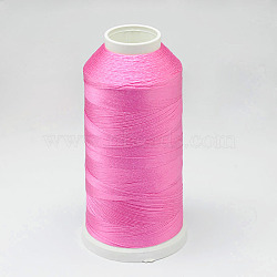 Nylon Thread, For Tassel Making, Hot Pink, 0.3mm, about 1093.61 yards(1000m)/roll(NWIR-D047-26)