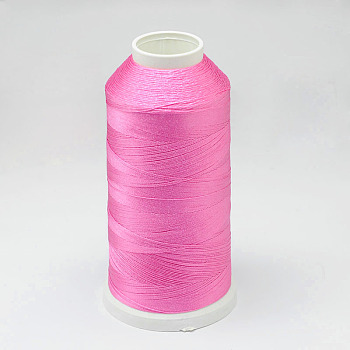 Nylon Thread, For Tassel Making, Hot Pink, 0.3mm, about 1093.61 yards(1000m)/roll