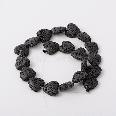 Synthetic Lava Rock Bead Strands(G-N0114-18)-2