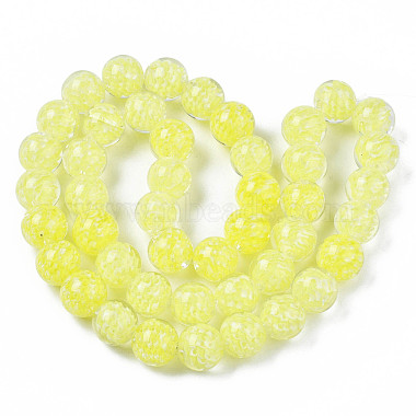 Brins de perles au chalumeau faites à la main transparentes(LAMP-T007-21H)-2