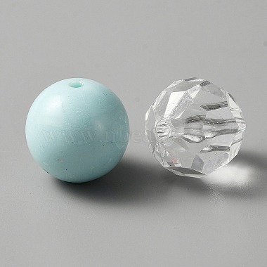 Mixed Style Acrylic Round Beads Sets(SACR-WH0006-20E)-2