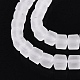 brins de perles de verre d&eacute;poli transparent(GLAA-N072-01A-A01)-3