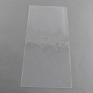 Rectangle OPP Cellophane Bags, Clear, 25x12cm, Unilateral Thickness: 0.035mm(OPC-S016-01)