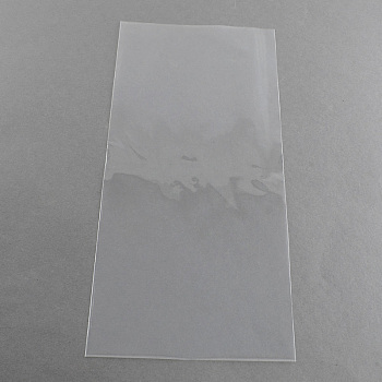 Rectangle OPP Cellophane Bags, Clear, 25x12cm, Unilateral Thickness: 0.035mm