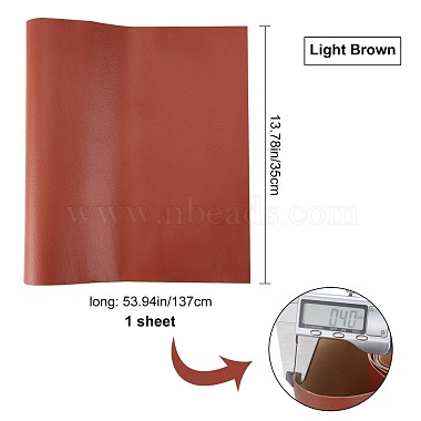 Gorgecraft 1 Sheet Rectangle PVC Leather Self-adhesive Fabric(DIY-GF0004-20D)-2