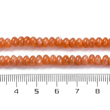 brins de perles de pierre de soleil en or naturel(G-C171-B03-03)-5