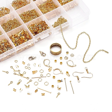 ensembles de découvertes de bijoux en métal(DIY-YW0001-23G)-6