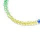 Faceted Rondelle Glass Beaded Necklace for Women(NJEW-M208-01J)-4
