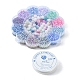 2490Pcs 15 Style Rainbow ABS Plastic & Acrylic Imitation Pearl Beads(OACR-FS0001-25)-2