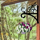 Iron Hanging Plant Hanger Bracket(HJEW-WH0095-013)-4