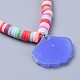 Eco-Friendly Handmade Polymer Clay Heishi Beads Kids Braided Bracelets(BJEW-JB04319-M)-4