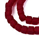 brins de perles de verre d&eacute;poli transparent(GLAA-N072-01A-A16)-3