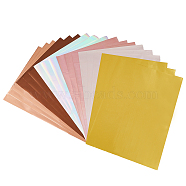 60 Sheets 6 Styles PET Stamping Hot Foil Paper, Transfer Foil Paper, Elegance Laser Printer Craft Paper, Mixed Color, 213~297x207~290x0.02~0.1mm, 10 sheets/style(DIY-FH0006-10A)