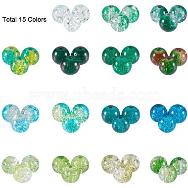 Two Tone Crackle Glass Beads Sets(CCG-PH0003-07)-4