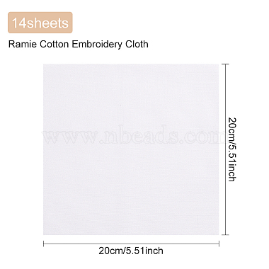 Ramie Cotton Embroidery Cloth(DIY-BC0005-98)-2