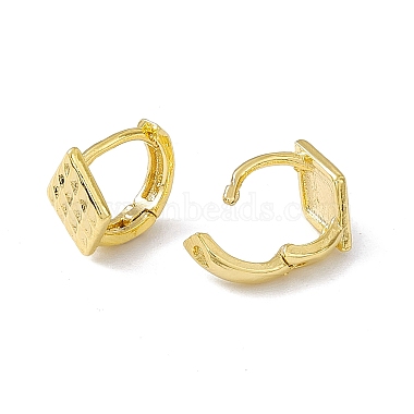 Rhombus Brass Earrings