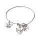304 Stainless Steel Expandable Bangle(BJEW-JB10007)-1