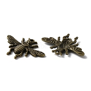 Alloy Pendants, Bee, Antique Bronze, 23.5x32.5x3mm, Hole: 2mm(FIND-WH0061-62B-AB)