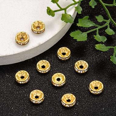 Iron Rhinestone Spacer Beads(RB-A010-8MM-G)-6