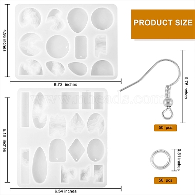 Arete kit de fabricación de diy(DIY-SZ0006-10)-2