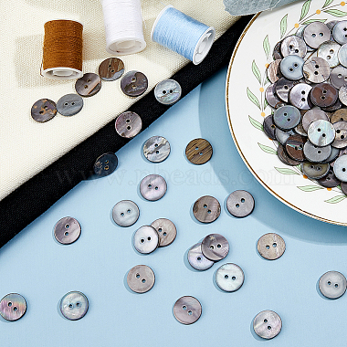 250pcs 2-hole flat round shell buttons(SHEL-HS0001-02)-5