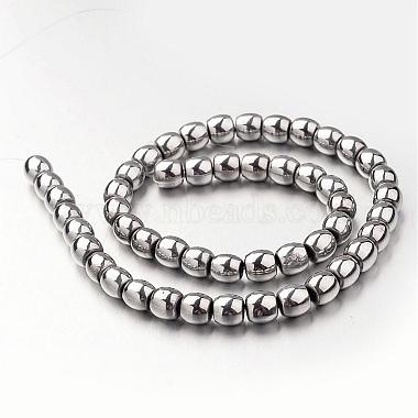 Electroplate Non-magnetic Synthetic Hematite Bead Strands(G-F300-43)-2