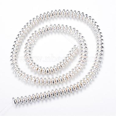 Electroplate Non-magnetic Synthetic Hematite Bead Strands(G-Q465-19S)-2