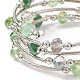 perles de verre cinq boucles wrap bracelets(BJEW-JB09056-03)-5