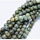 Natural African Turquoise(Jasper) Beads Strands(G-D840-90-10mm)-4