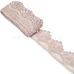 10.5Yards Polyester Jacquard Ribbons, for Cushions Decoration, Khaki, 3-5/8 inch(92mm)(OCOR-CY0001-72)