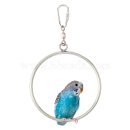 Stainless Steel Pet Swing, Ring, Stainless Steel Color, 170mm(AJEW-WH0126-97)