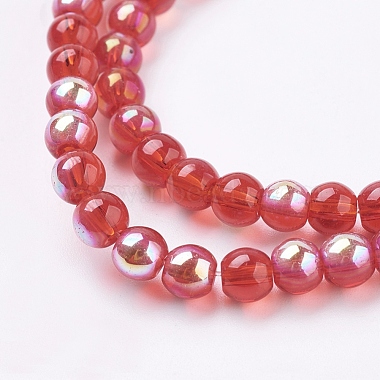 Chapelets de perles en verre(M-GR4mm-AB)-3