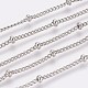 304 Stainless Steel Curb Chain Anklets(AJEW-P069-02P)-2